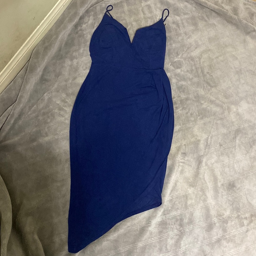 Asymmetrical Blue dress